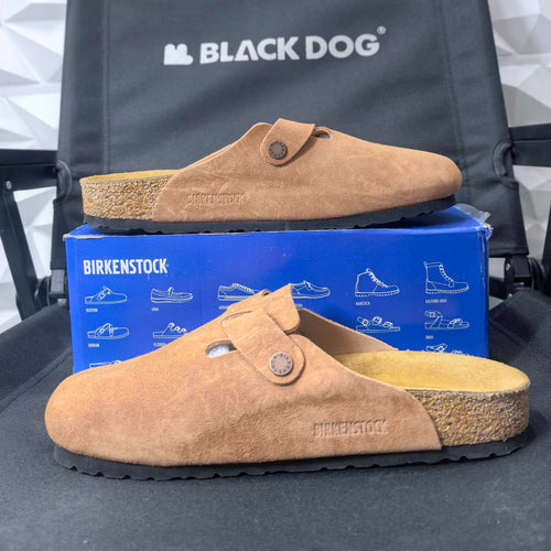 Birkenstock Boston clogs Mink suede leather - DG version