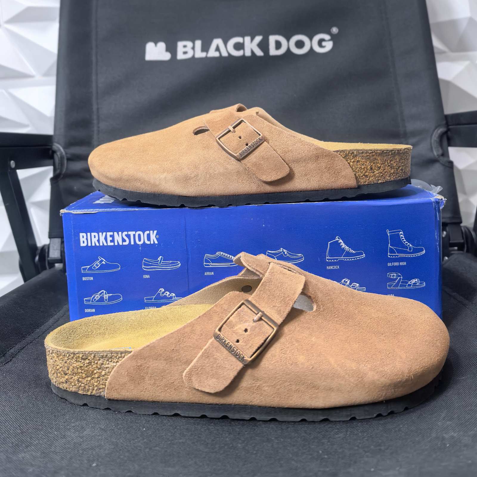 Birkenstock Boston clogs Mink suede leather - DG version