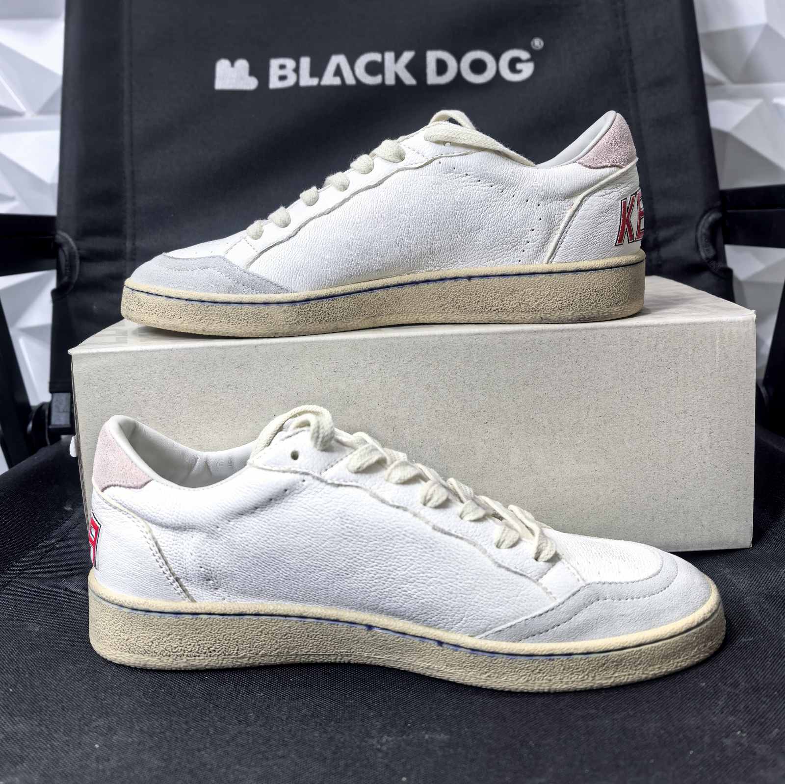 Golden Goose Ballstar Glitter Silver Star Light Pink Tab - Foshan
