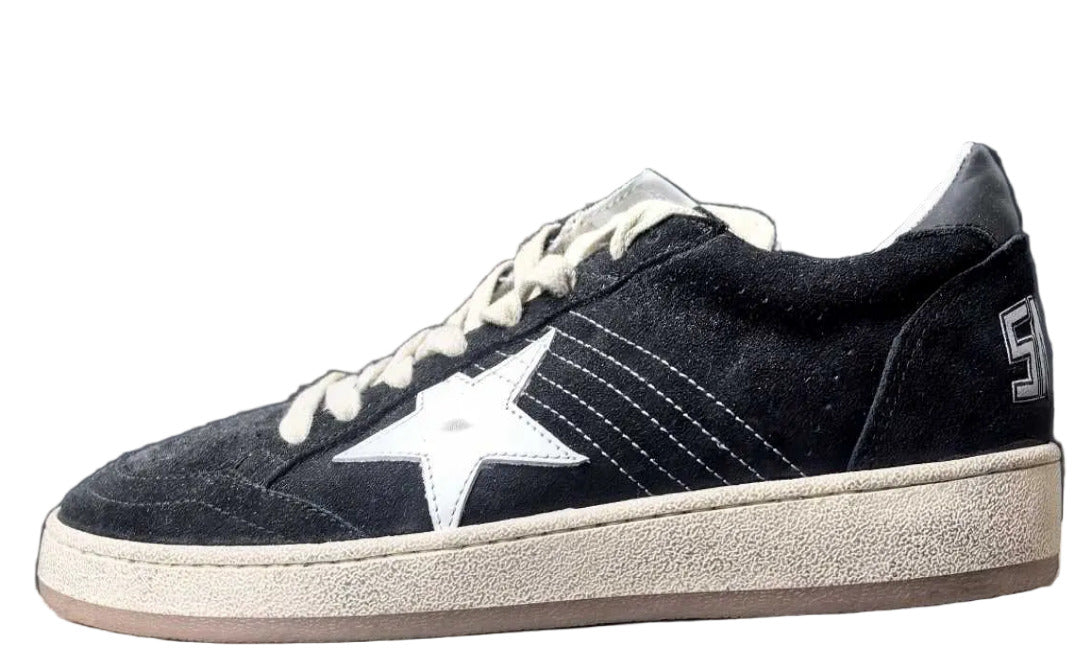 Golden Goose Ballstar White Star Black Tab - Foshan