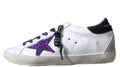 Golden Goose Super Star Glitter Purple Star Black Tab - Foshan