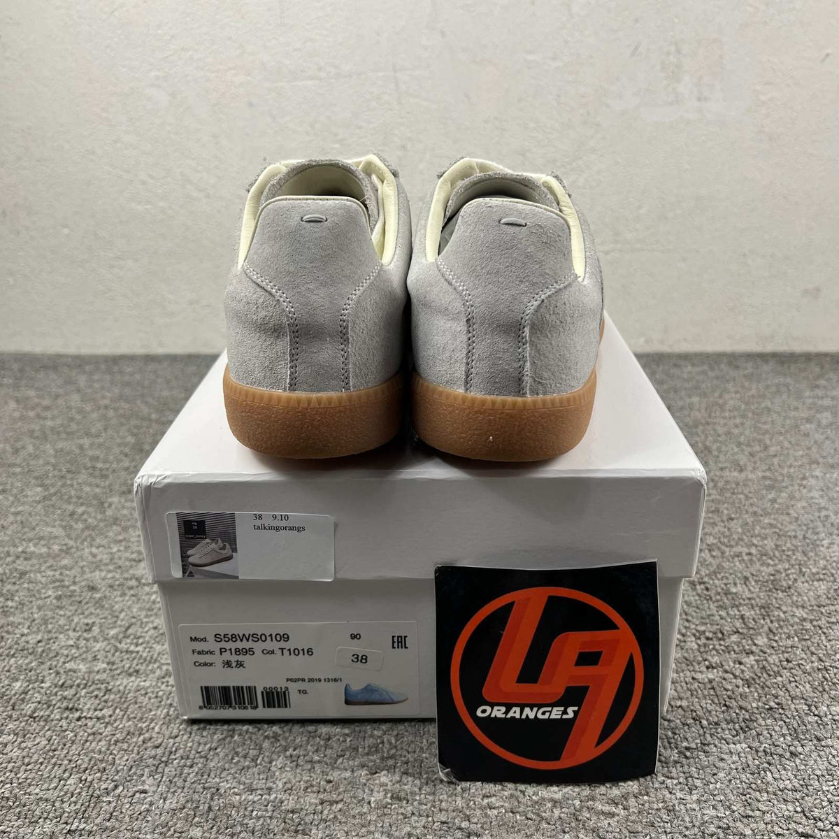 Maison Margiela Replica Sneakers Grey suede - DG version